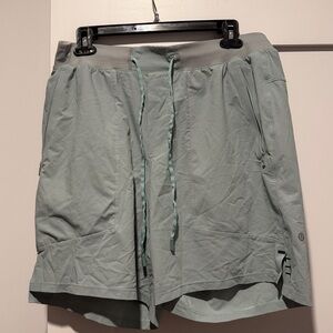 lululemon Light Green Athletic Shorts